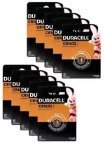 Elementai Duracell CR1632, 3V, 10vnt.