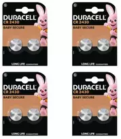 Elementai Duracell CR2430, 3V, 8vnt.