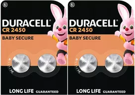 Elementai Duracell CR2450, 3V, 4vnt.
