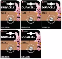 Elementai Duracell CR1620, 3V, 5vnt.