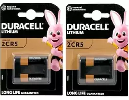 Elementai Duracell 2CR5, 6V, 2vnt.