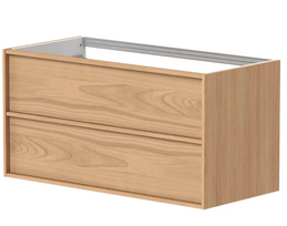 Spintelė po stalviršiu Kame HOME, BUC/10-3DR/N05-HM, 100 cm, Natūralaus ąžuolo faneruotė