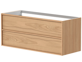 Spintelė po stalviršiu Kame HOME, BUC/12-3DR/N05-HM, 120 cm, Natūralaus ąžuolo faneruotė