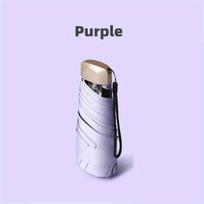 Mini sulankstomas UV apsaugos skėtis nuo saulės ,  Violetinė