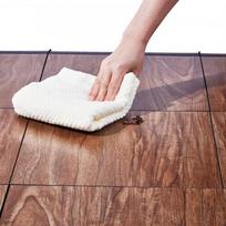 Šokių grindų plytelės, 31,5x31,5x1,7 cm, rudos, tarpusavyje sujungiamos grindys