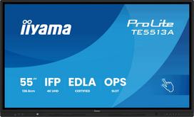Monitor iiyama Signage Display 138,7 cm (54,6") Wi-Fi 4K Ultra HD jutiklinis ekranas su įmontuotu Android procesoriumi TE5513A-B2AG (TE5513A-B3AG) | TE5513A-B3AG | 4948570128105
