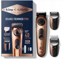 Barzdos kirpimo mašinėlė Gillette King C. Beard Trimmer Pro, belaidė, įkraunama