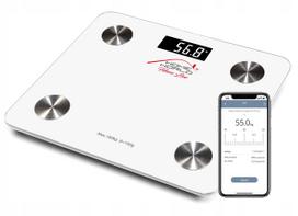 Vonios svarstyklės TECH-MED Bluetooth, iki 180 kg, su programėle
