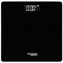 Elektroninės vonios svarstyklės, 180 kg, stiklinės, juodos, su LCD ekranu
