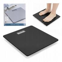 Elektroninės vonios svarstyklės, stiklinės, juodos, iki 180 kg