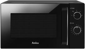 Mikrobangų krosnelė Amica AMMF20M2B, 20 l, 700 W, juoda
