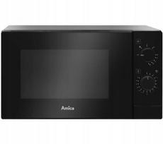 Mikrobangų krosnelė Amica AMMF20M1GB, 20 l, 700 W, juoda