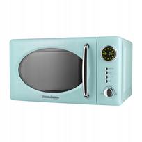Laisvai pastatoma mikrobangų krosnelė RETRO 700W, mėtinė, Vintage Cuisine