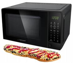 Mikrobangų krosnelė 20 l, 1100 W, 6 automatinės programos, juoda