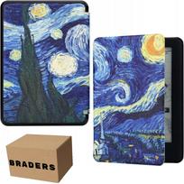 Elektroninės skaityklės Kindle 10 (2019) 6" dėklas, „Starry Night“ dizainas, Van Gogh