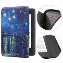 Kindle 11 silikoninis dėklas su „Starry Night“ raštu