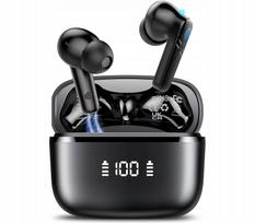 Belaidės ausinės Puqo MD037 su AI vertėju, Bluetooth 5.4, 144 kalbos, 3in1