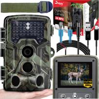 Miško stebėjimo kamera su IR 940nm, Full HD, 24Mpx, lenkiškas meniu