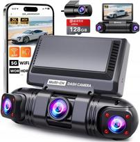 Automobilinė kamera 360°, 4 kanalų, 2K + 1080P, Wi-Fi, G jutiklis