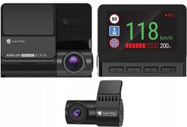 Vaizdo registratorius NAVITEL RS985 Duo 4K HDR, GPS, Wi-Fi, SONY STARVIS, priekinė ir galinė kamera