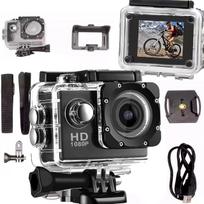 Veiksmo kamera su vandeniui atspariu dėklu, Full HD 1080P, su laikikliu