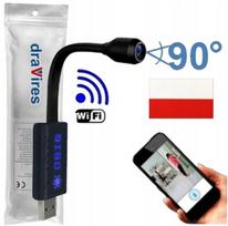Mini WiFi IP stebėjimo kamera draVires su USB jungtimi ir lipduku