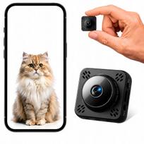 Vidaus mini kamera, belaidė, su magnetiniu laikikliu, Full HD, WiFi, veikia su baterijomis
