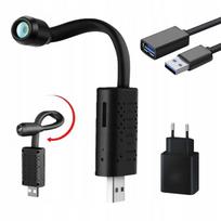 Mini slapta kamera Wi-Fi / USB, Full HD tiesioginis vaizdas