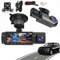 Automobilinė kamera 1080P, dviguba – priekinė ir salono, su naktiniu režimu, G jutiklis