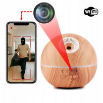 Mini Wi-Fi slapta kamera su „Live Diffuser“, Full HD