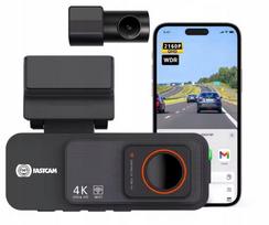 Vaizdo registratorius Fastcam M9 4K UHD, Wi-Fi, 170°, su galine kamera