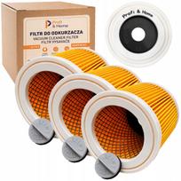 Sustiprintas filtras Karcher MV2/MV3/WD2/WD3/SE4001/WD2 Plus/KWD3/V17/V15, 3 vnt.