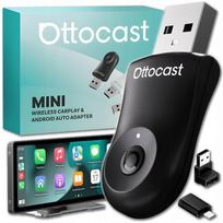 Automobilinis adapteris Ottocast Mini CA505-T, belaidis CarPlay ir Android Auto