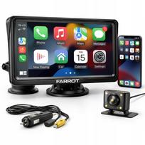 7" automobilinis ekranas X5300 su CarPlay, Android Auto, Bluetooth, WiFi ir galinio vaizdo kamera