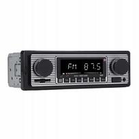 Retro stiliaus automobilio radijas su Bluetooth ir USB