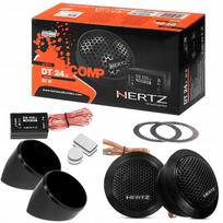Aukštadažniai garsiakalbiai HERTZ DT24.3, 80W, su kryžminiais filtrais
