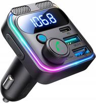 Bluetooth automobilių siųstuvas PD45W QC36W, 3 muzikos režimai, 2 mikrofonai