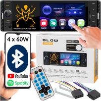 Automobilio radijas 1DIN su „Bluetooth“, USB, SD, AUX, 4" lietimui jautriu ekranu, MP3/MP4