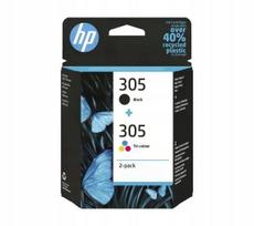 Rašalo kasetės HP 305 6ZD17AE, juoda ir spalvota, originalios, DeskJet 2300/2700/2700e