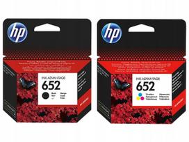 Rašalo kasetės HP 652 juoda F6V25AE ir spalvota F6V24AE DeskJet Ink Advantage