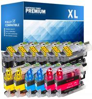 Rašalo kasetės BROTHER LC223 XL, 12 vnt., DCP-J562DW, DCP-J4120DW, MFC-J4420DW, MFC-J5320DW