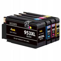 Rašalo kasetės HP 953 XL, 4 vnt., tinka OfficeJet 7720/7730/7740/8710/8720/8730/8740 spausdintuvams