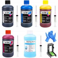 Rašalo pildymo rinkinys, 5 x 250 ml, tinka HP 305, 652, 304, 301, 302, 650