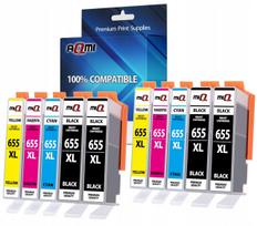 Rašalo kasetės HP 655 XL, 10 vnt., tinka 3525, 4615, 4625, 5525, 6520, 6525 spausdintuvams