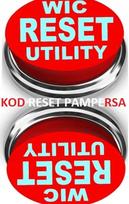 Rašalinių spausdintuvų WIC Reset Utility pagalvėlės CANON, EPSON