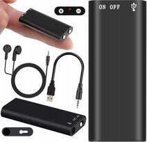 Garso diktofonas MINI, 8GB, balso aktyvavimas