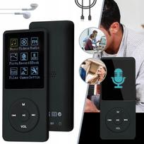 MP3 grotuvė su Bluetooth, diktofonu, el. knygų skaitytuvu ir 16GB atminties kortele