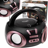 Nešiojamas radijas su CD, MP3, USB, AUX ir garso reguliatoriumi