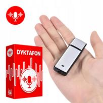 Slapta USB diktofonas su balso aktyvavimu