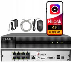 IP vaizdo įrašymo įrenginys Hikvision HiLook, 8 PoE jungtys, iki 8 Mpx kameroms